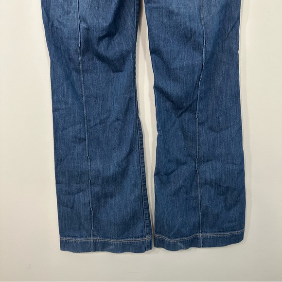 Esprit vintage Wide leg bell bottom bootcut denim jeans size 14 - Picture 6 of 15